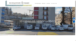 Desktop Screenshot of herzog-sanitaer.ch